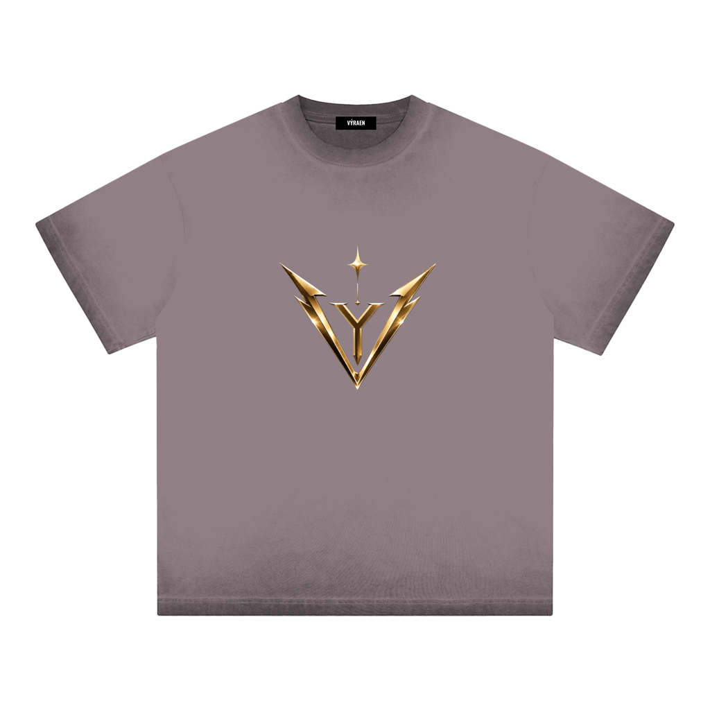 VYRAEN Reverse Dyed Loose Cotton T-Shirt