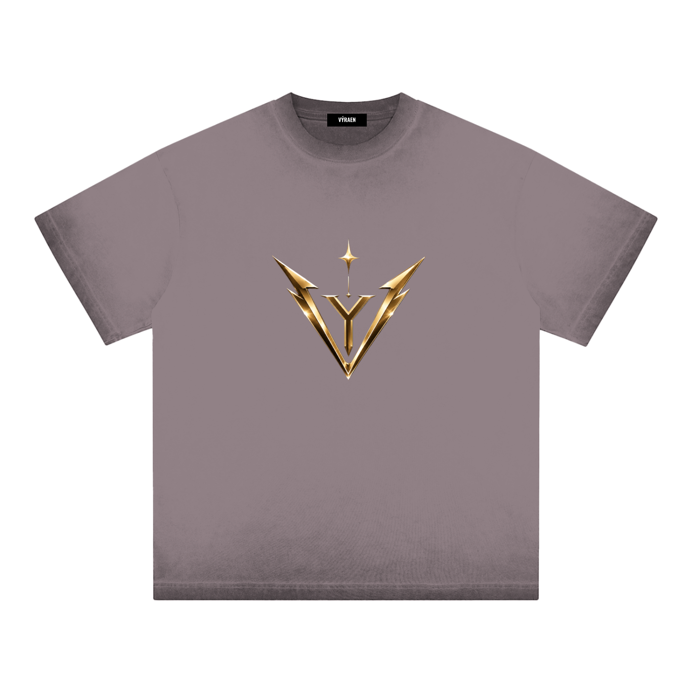 VYRAEN Reverse Dyed Loose Cotton T-Shirt