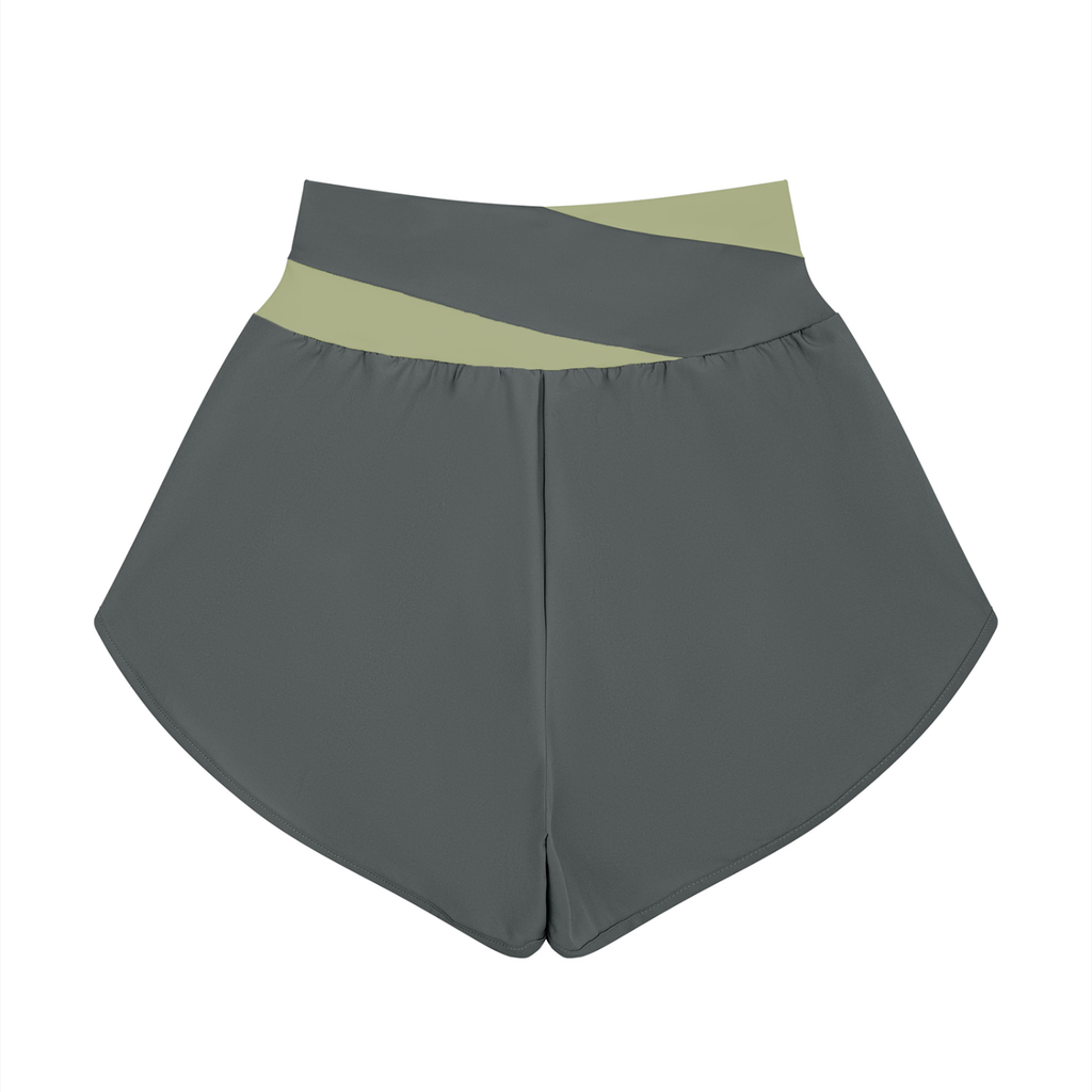 VYRAEN Women’s Yoga Panelled Shorts