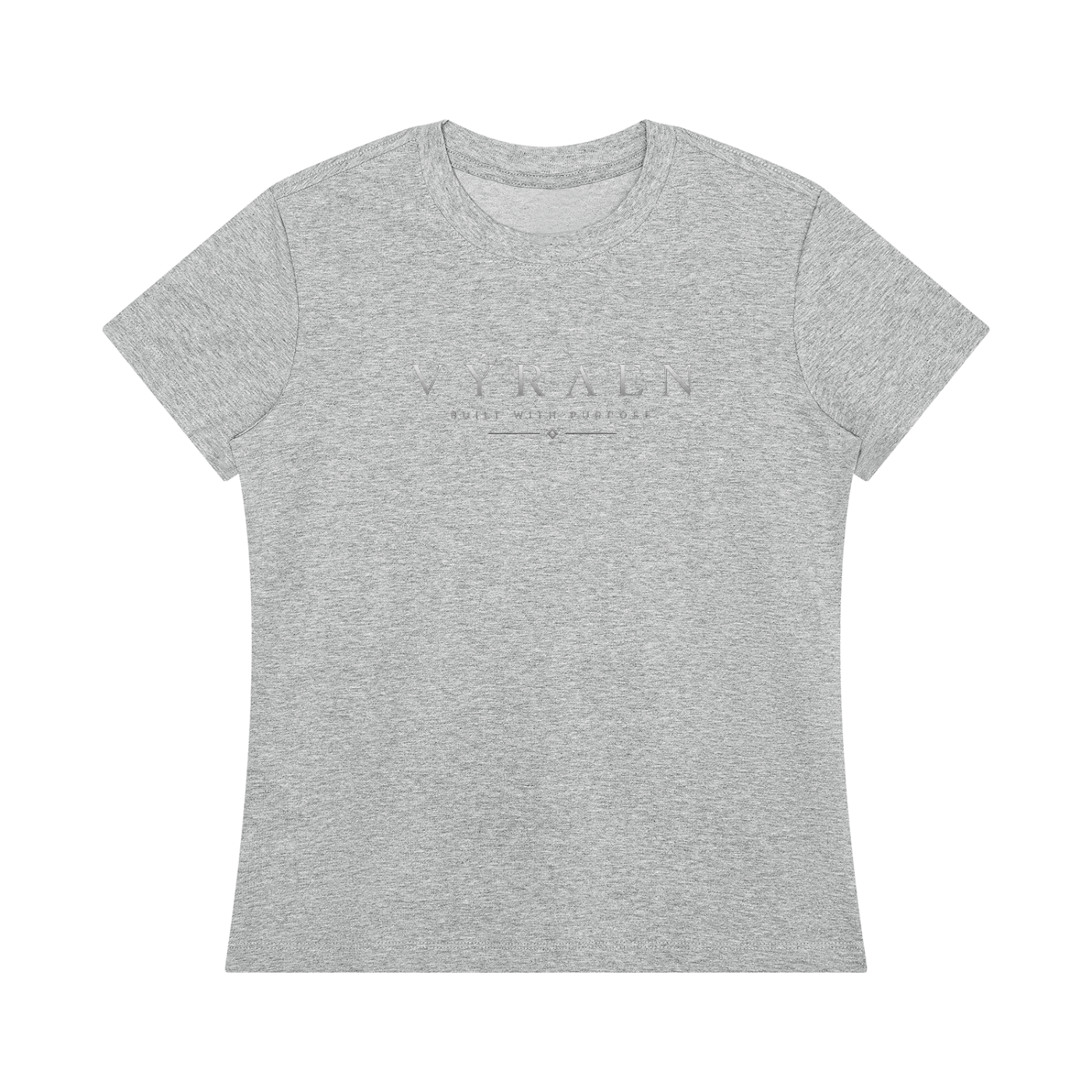 VYREAN Women's Regular Fit Crewneck T-Shirt