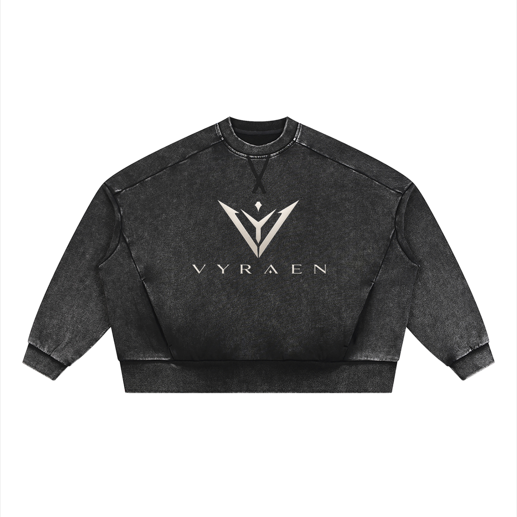 Unisex Mineral Wash Boxy Sweatshirt