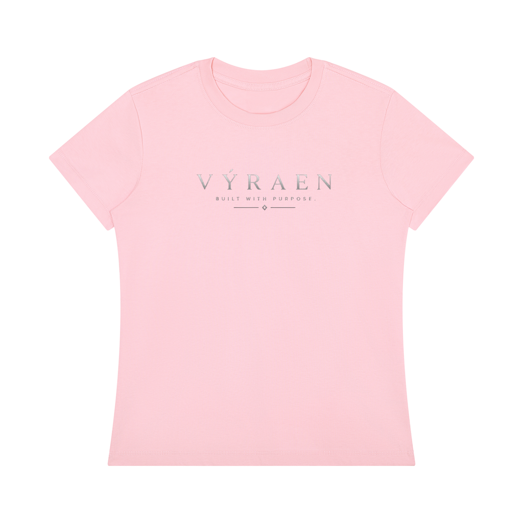 VYREAN Women's Regular Fit Crewneck T-Shirt