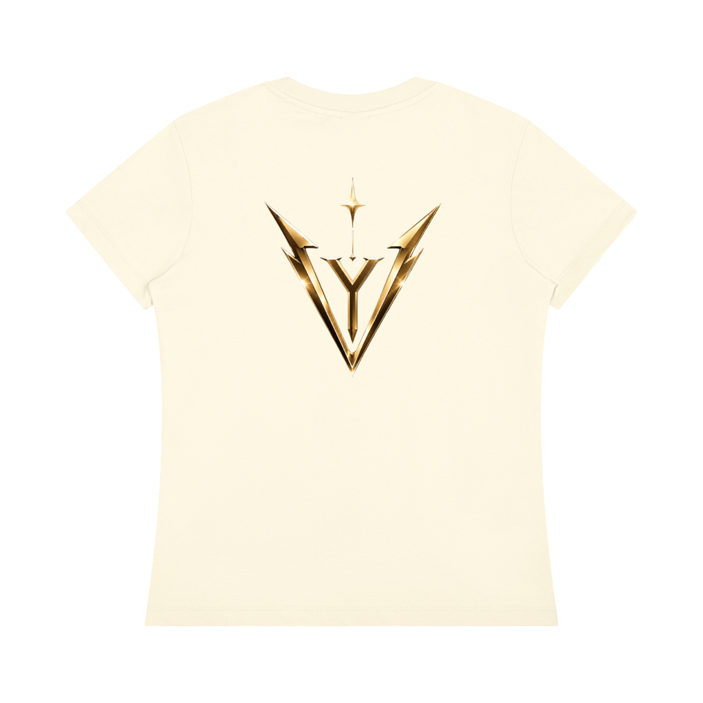 VYREAN Women's Regular Fit Crewneck T-Shirt