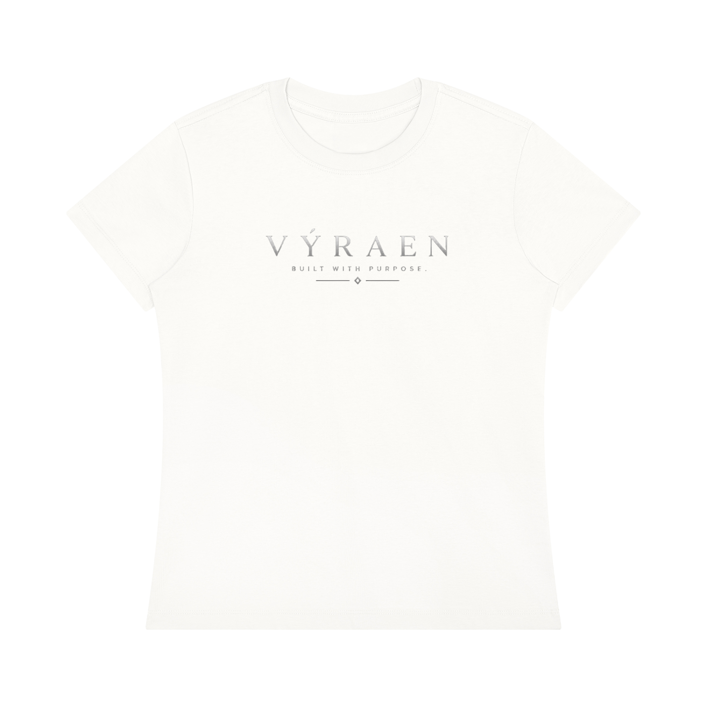 VYREAN Women's Regular Fit Crewneck T-Shirt