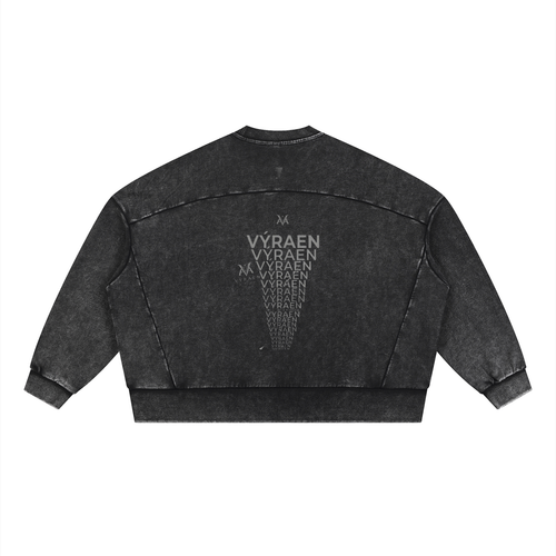 Unisex Mineral Wash Boxy Sweatshirt