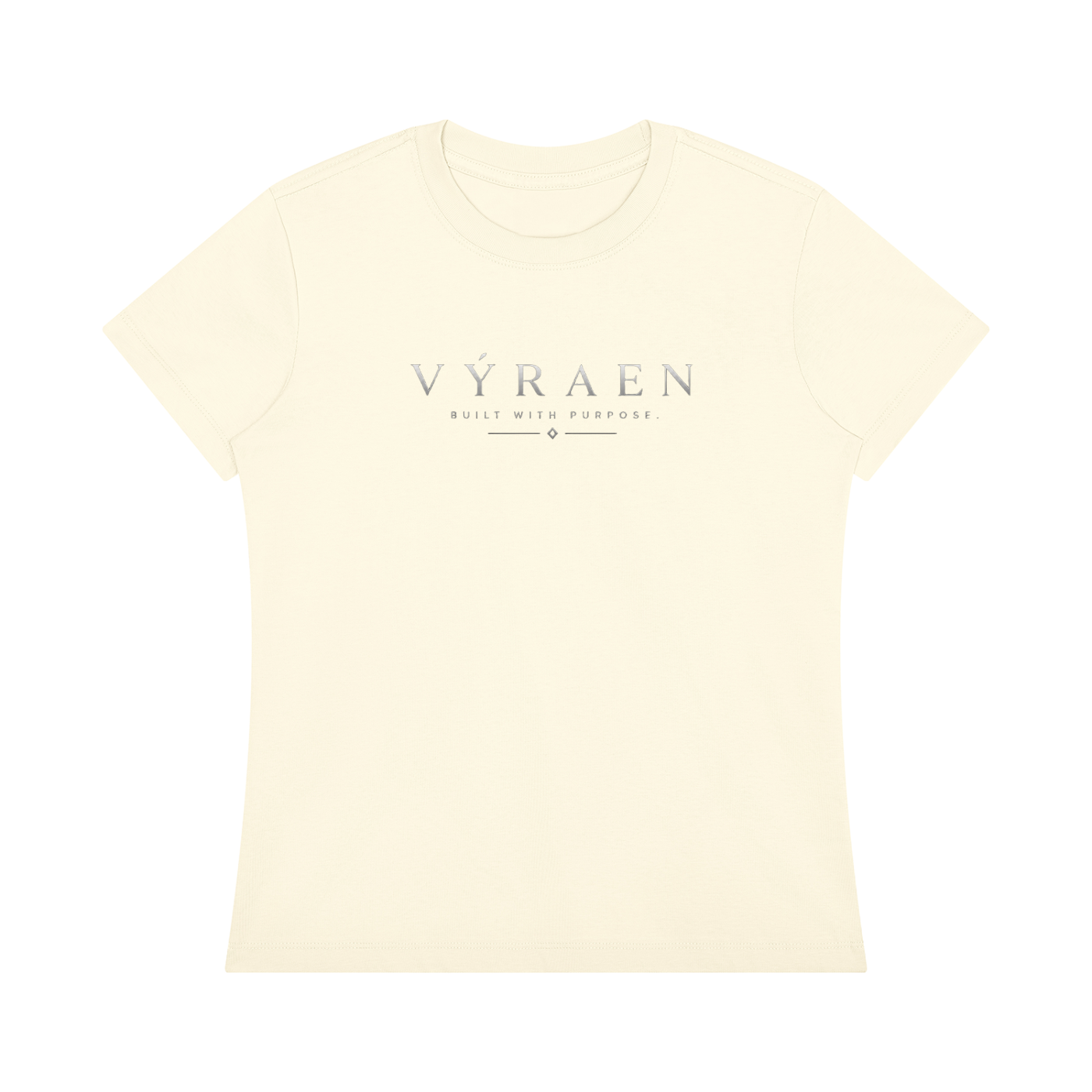 VYREAN Women's Regular Fit Crewneck T-Shirt