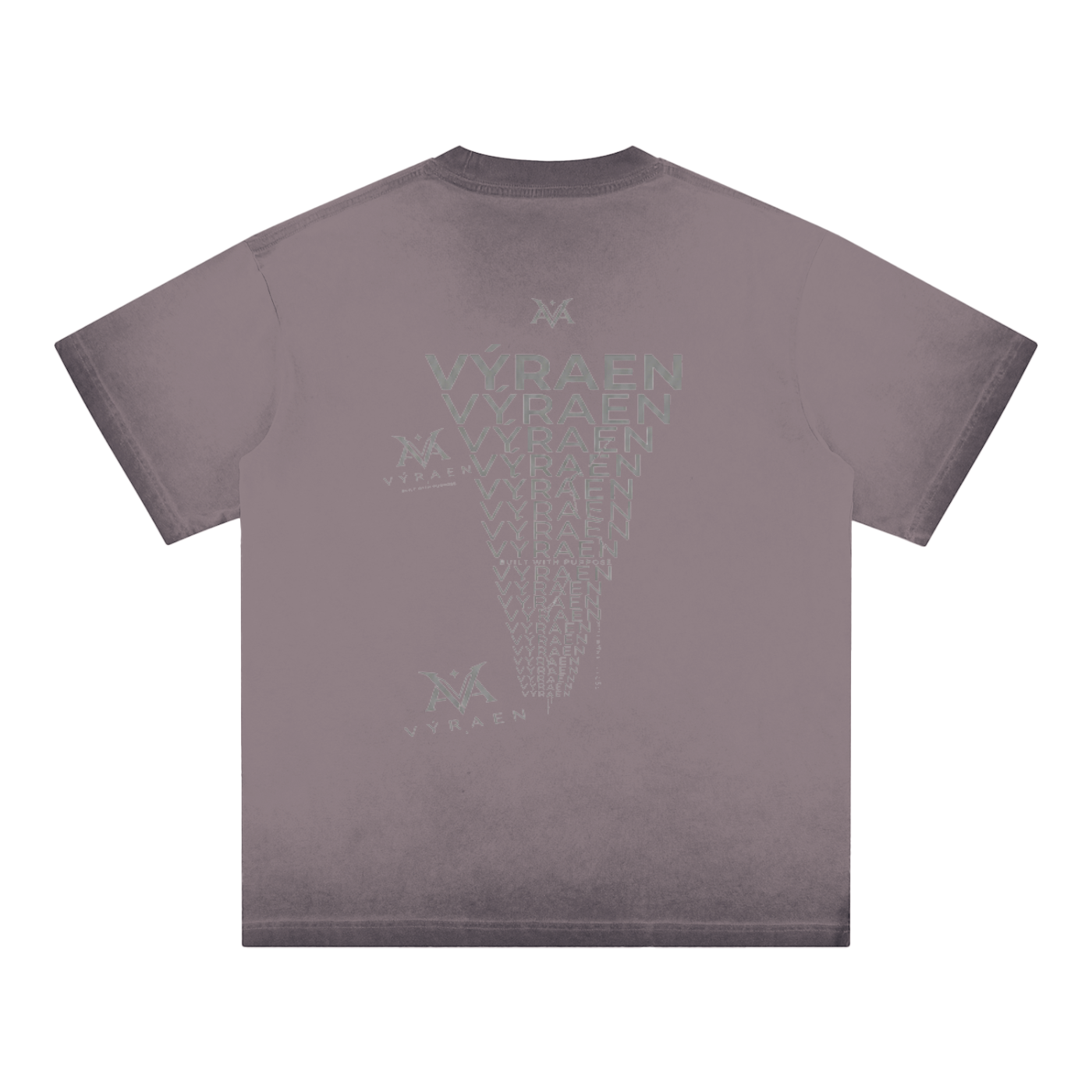 VYRAEN Reverse Dyed Loose Cotton T-Shirt