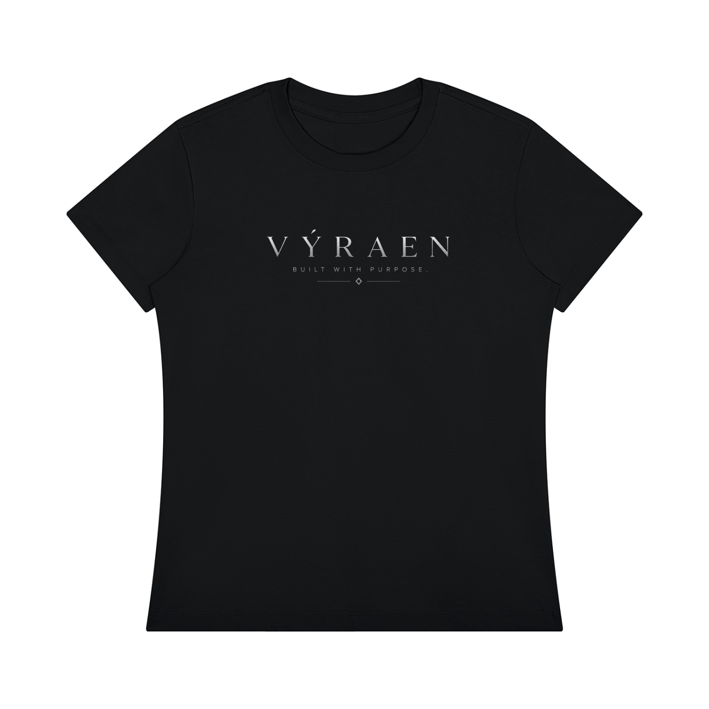 VYREAN Women's Regular Fit Crewneck T-Shirt