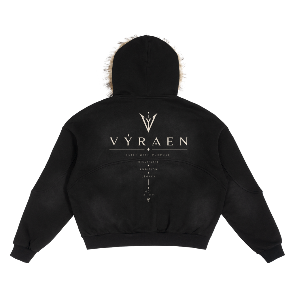 VYRAEN Fur Hoodie